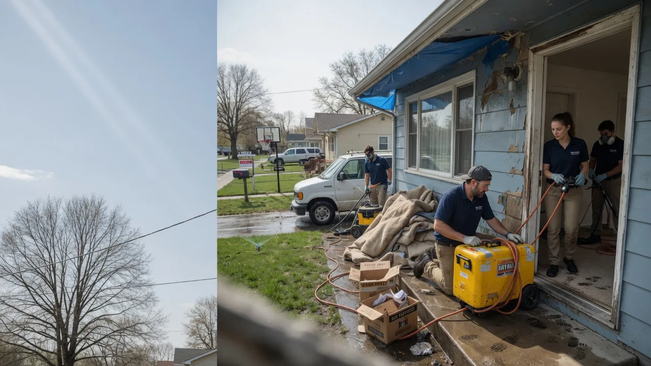 Basement Flood Cleanup in Muncie, IL near me